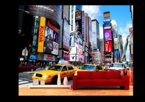 Time Square View Wallpaper For Wall